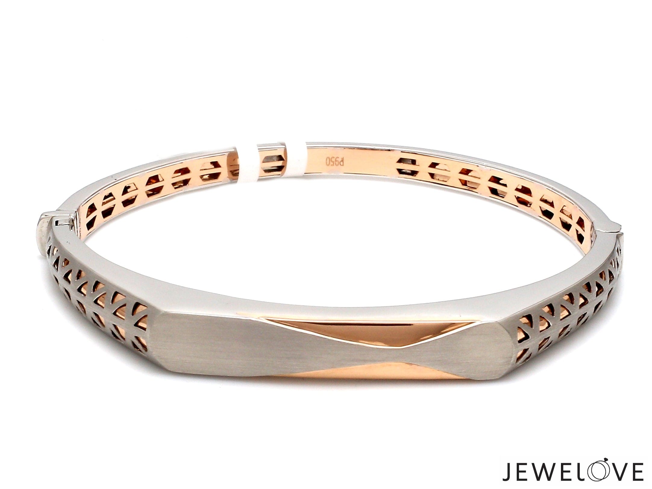 Sparkling Heart Tennis Bracelet | Rose gold plated | Pandora US